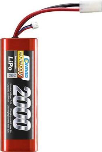 Akupack Li-Pol (modelářství) Conrad energy 1414161, 7.4 V, 2000 mAh