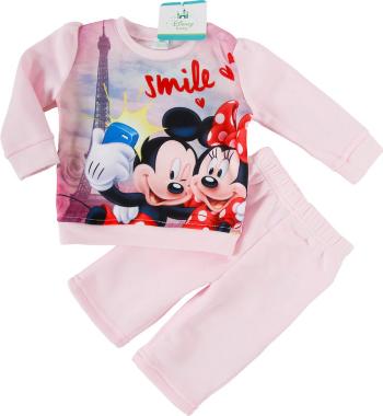 MINNIE AND MICKEY MOUSE RŮŽOVÁ SOUPRAVA PRO HOLKY Velikost: 81