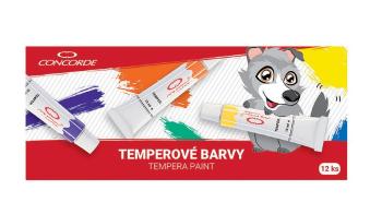 Barvy temperové 12x12ml