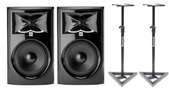 JBL LSR308P MKII Stand SET Aktivní studiový monitor