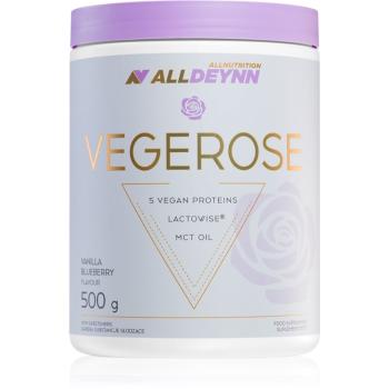 Allnutrition Alldeynn Vegerose veganský protein s probiotiky příchuť Vanilla & Blueberry 500 g