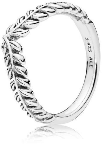 Pandora Stříbrný prsten s obilnými klasy 197681 56 mm