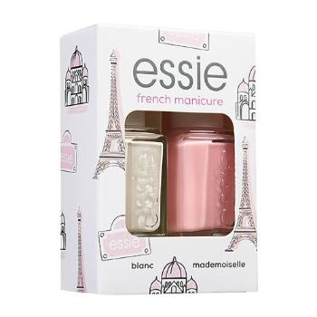 Essie French Manicure dárková kazeta lak na nehty 13,5 ml + lak na nehty 13,5 ml Mademoiselle pro ženy Blanc