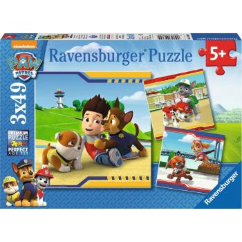 Ravensburger puzzle Tlapková Patrola Chlupatí hrdinové 3 x 49 dílků