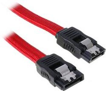 SATA III kabel Bitfenix BFA-MSC-SATA330RK-RP, červená, černá