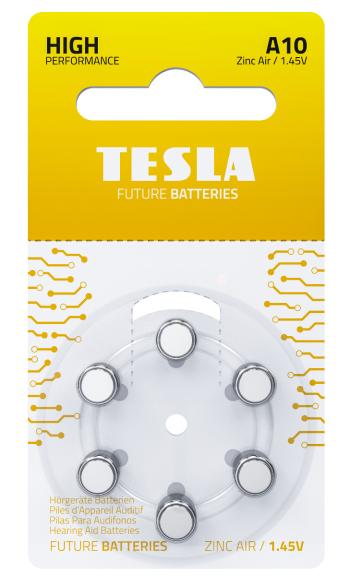 TESLA Baterie do naslouchadel A10 PR70 6 ks