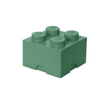 LEGO úložný box 4 – army zelená