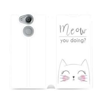Flipové pouzdro na mobil Sony Xperia XA2 - M098P Meow you doing? (5903226066049)