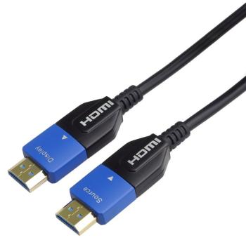 PremiumCord Ultra High Speed HDMI 2.1 optický kabel 8K@60Hz 4K@120Hz 20m zlacený