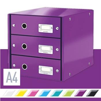 LEITZ Click & Store WOW, 3dílný, purpurový (60480062)