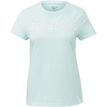 Reebok TRAINING ESSENTIAL GRAPHIC TEE REEBOK READ Dámské tričko, světle modrá, velikost M