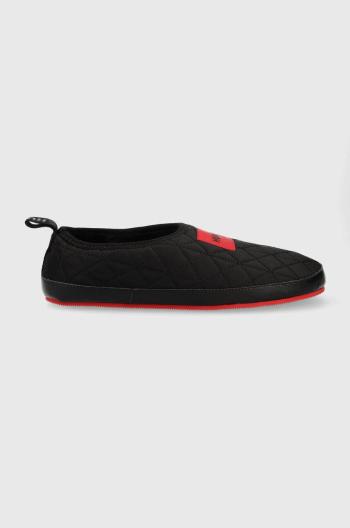 Pantofle HUGO Cozy černá barva, 50480443