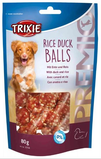 Pochoutka dog RICE DUCK balls (trixie) - 80g