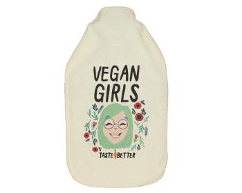 Termofor zahřívací láhev Veganské dívky chutnají líp