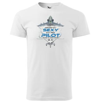 Tričko Sexy pilot – pánské (Velikost: 5XL)