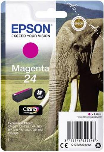 Epson Ink T2423, 24 originál purppurová C13T24234012