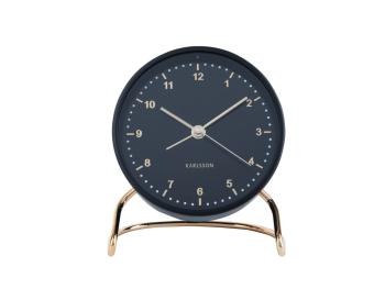 Budík Clock Stylish – černá