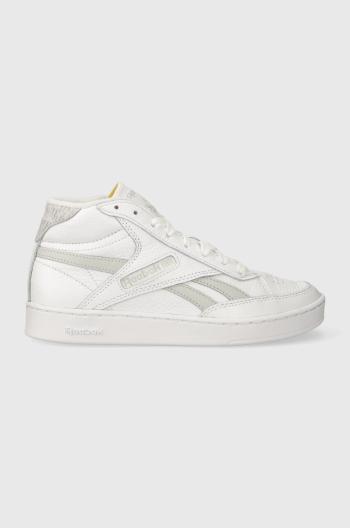 Kožené sneakers boty Reebok bílá barva