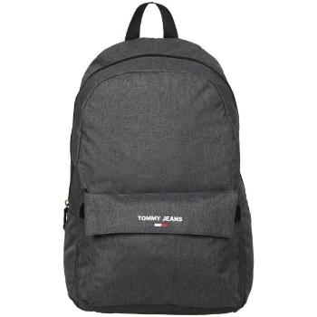 Tommy Hilfiger TJM ESSENTIAL BACKPACK MELANGE Unisexový městský batoh, tmavě šedá, velikost