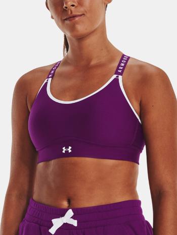 Under Armour UA Infinity Mid Covered Sportovní podprsenka Fialová