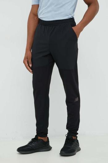 Tréninkové kalhoty New Balance Q Speed pánské, černá barva