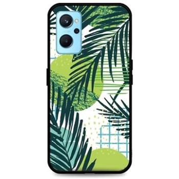 TopQ Kryt LUXURY Realme 9i pevný Green Leaves 71072 (Sun-71072)