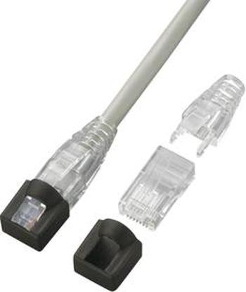 Zástrčka, rovná TRU COMPONENTS 749224 RJ45, transparentní, 1 ks