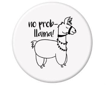 Magnet kulatý plast No prob llama