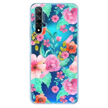 Odolné silikonové pouzdro iSaprio - Flower Pattern 01 - Huawei Nova 5T