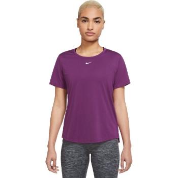 Nike NK ONE DF SS STD TOP Dámské funkční tričko, fialová, velikost L