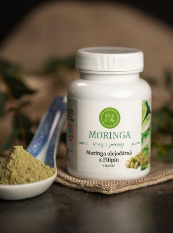 Moringa kapsle Herb & Me - Tříměsíční kúra (270 ks)