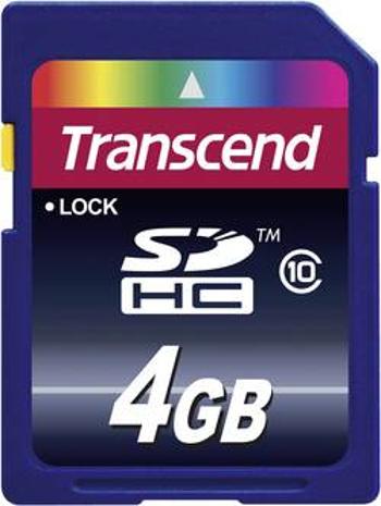 Karta SDHC, 4 GB, Transcend Premium TS4GSDHC10, Class 10