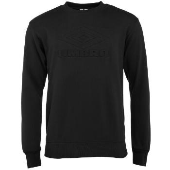 Umbro EMBOSSED SWEAT Pánská mikina, černá, velikost