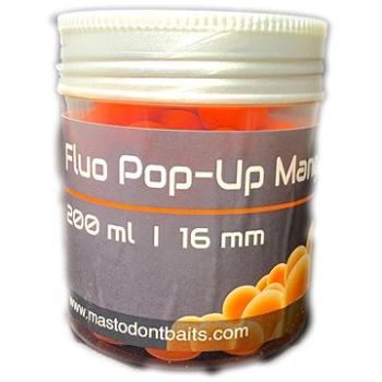 Mastodont Baits - Fluo Pop-Up Mango 16mm 200ml Oranžová (8594187921057)