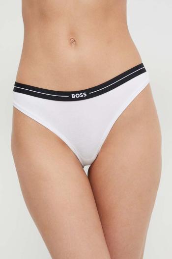 Tanga BOSS 3-pack bílá barva, 50510030