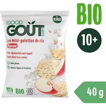 Good Gout BIO Mini rýžové koláčky s jablky (40 g) (3770002327340)