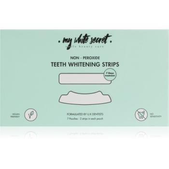 My White Secret Non - Peroxide Teeth Whitenings Strips bělicí pásky na zuby 7 ks