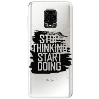 iSaprio Start Doing - black pro Xiaomi Redmi Note 9 Pro (stadob-TPU3-XiNote9p)