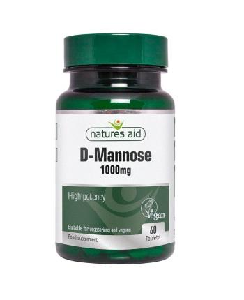 Natures Aid D-manóza 1000 mg 60 tablet