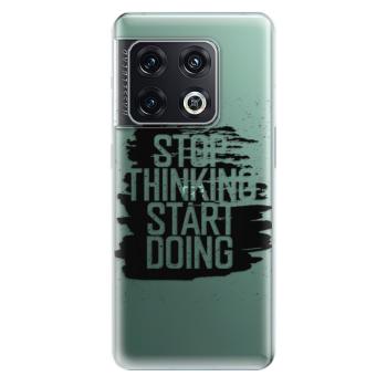 Odolné silikonové pouzdro iSaprio - Start Doing - black - OnePlus 10 Pro