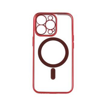 TopQ Kryt iPhone 13 Pro Max Luxury MagSafe Červená 70985 (Sun-70985)