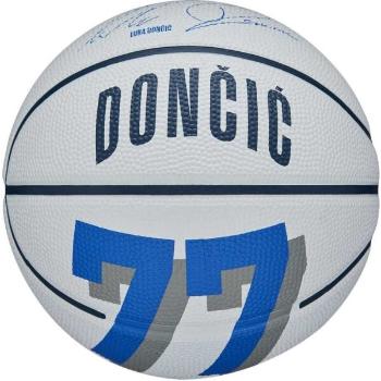 Wilson NBA PLAYER ICON MINI BSKT LUKA 3 Mini basketbalový míč, bílá, velikost