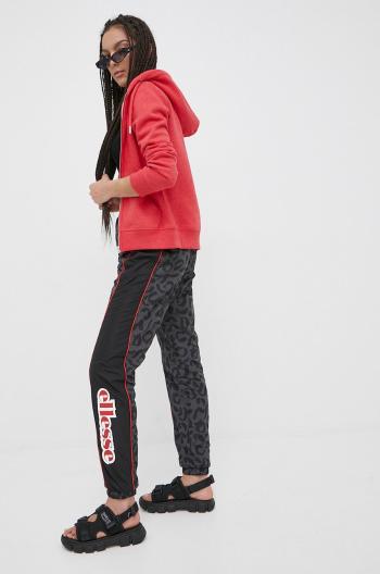 Tepláky Ellesse dámské, černá barva, jogger, high waist