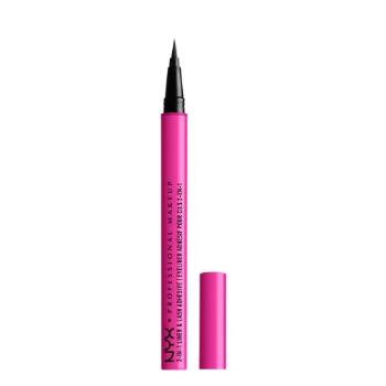 NYX Professional Makeup Jumbo Lash! 2in1 Liner & Lash Adhesive 1 ml oční linka pro ženy 01 Black fix v tužce