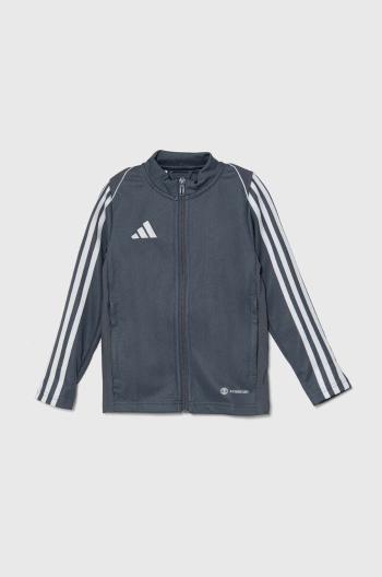 Dětská mikina adidas Performance TIRO23L TRKTY šedá barva, s aplikací, HS3523