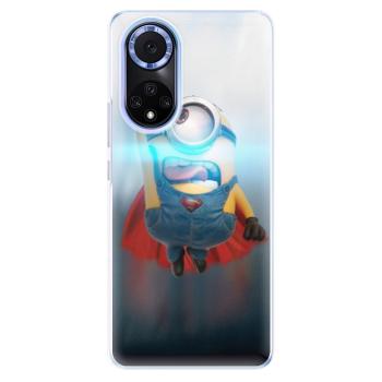 Odolné silikonové pouzdro iSaprio - Mimons Superman 02 - Huawei Nova 9