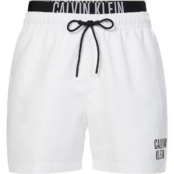 Calvin Klein INTENSE POWER-S-MEDIUM DOUBLE WB Pánské plavecké šortky, bílá, velikost XXL