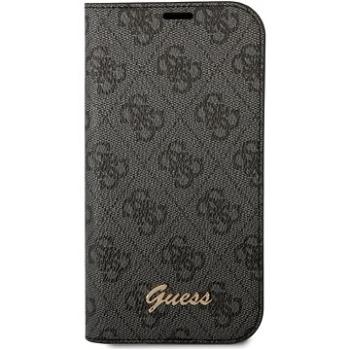 Guess PC/TPU 4G Metal Camera Outline Book Pouzdro pro iPhone 14 Pro Black (GUBKP14LHG4SHK)