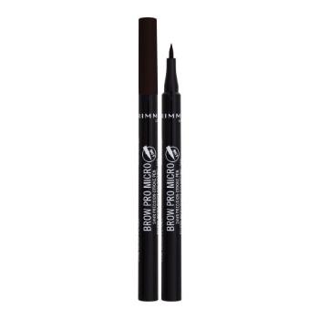 Rimmel London Brow Pro Micro 24HR Precision-Stroke Pen 1 ml tužka na obočí pro ženy 004 Dark Brown