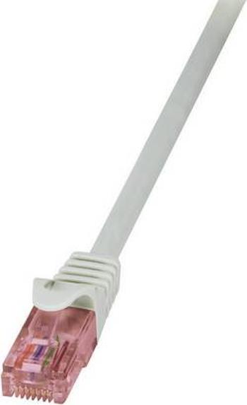 Síťový kabel RJ45 LogiLink CQ2032U, CAT 6, U/UTP, 1.00 m, šedá